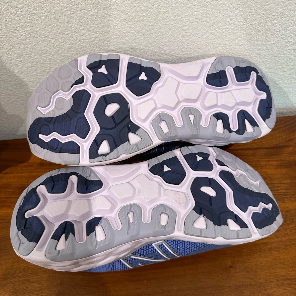 New Balance Blue and White More v3 Sneakers - Picture 6 of 6